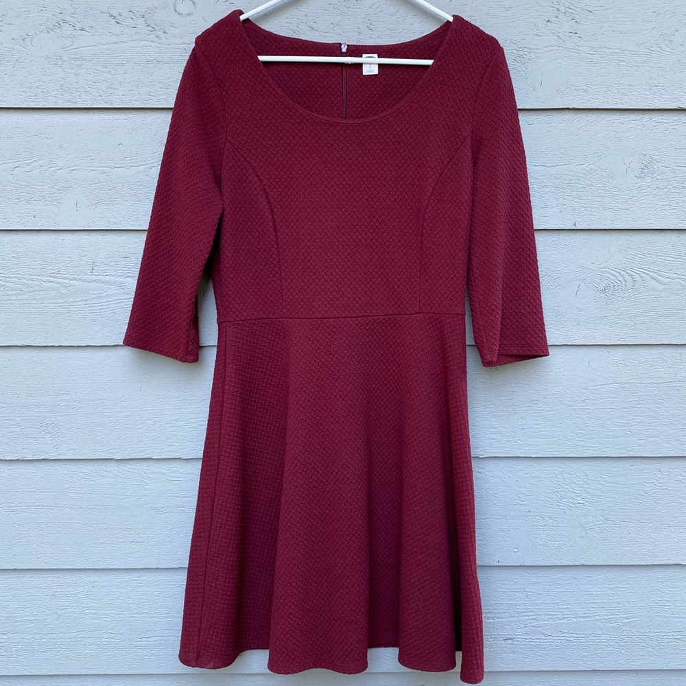 OLD NAVY maroon dress